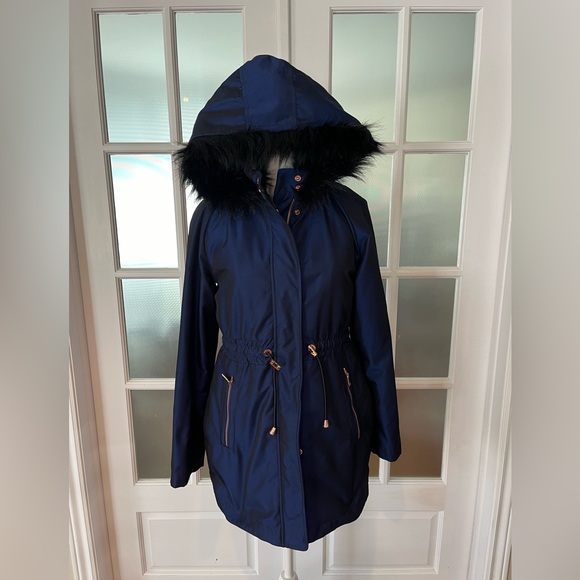 💙 Ted Baker ‘Kalissa’ Hooded Parka Coat - Picture 3 of 16